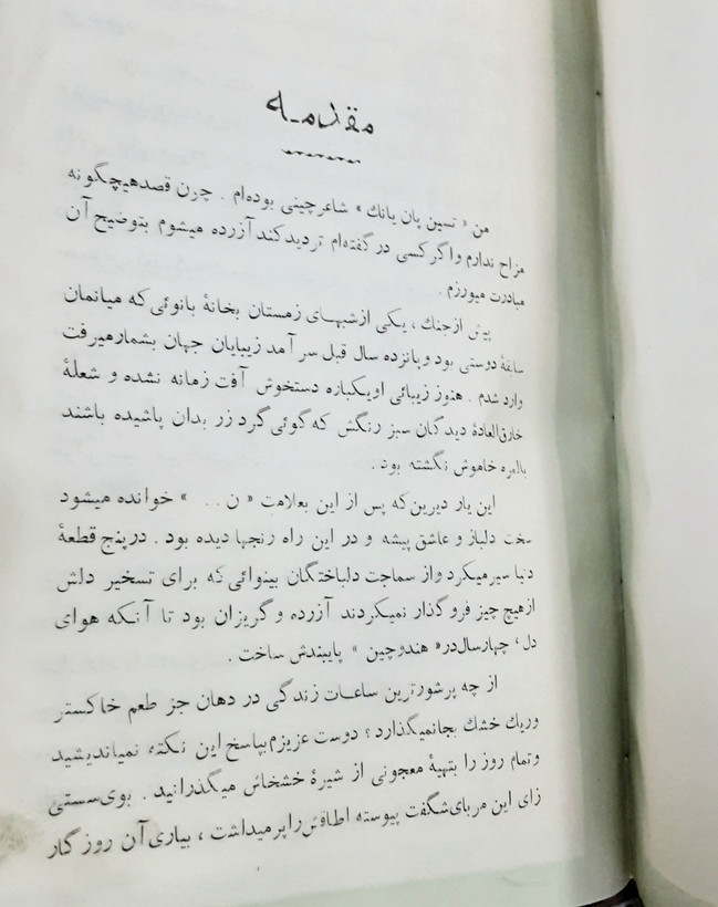 دفتر حسرتهای گذشته با امضای تقدیمی مترجم